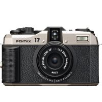 camara analogica pentax 17 25mm f35 flash integrado medio formato negra