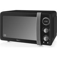 swan sm22030bn solo microwave - black black