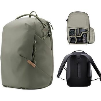 Mochila De 16l Para Drones/cámaras - Ligera, Impermeable Para Viajes Al Aire Libre Green