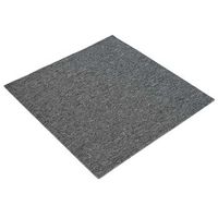 azulejo de alfombra gris medio 50 x 50 cm 36 uds pp y betun vidaxl