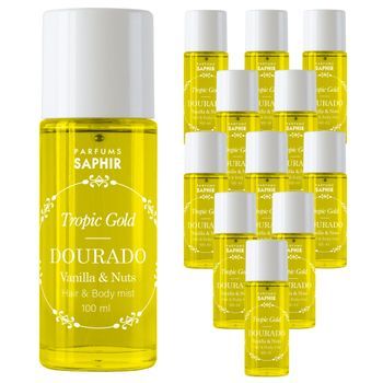 Pack De 12 Hair & Body Mist Tropic Gold Spray Saphir Dourado 100ml