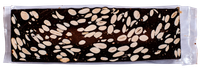 turron chocolate negro puro con almendras 500 gramos