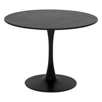 mesa de comedor elias negra d102x76cm
