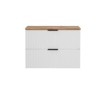 Mueble bajo lavabo 80cm encimera adriel blanco