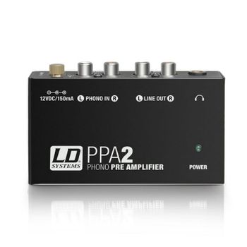 LD Systems PPA2 Preamplificador y Ecualizador Analógico para Tocadiscos