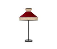 lampara sobremesa metal color rojo serie fabrizio 30cm