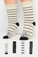 yours juego 4 pares calcetines animales