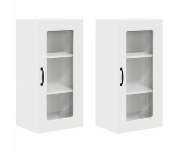 Armario de cocina de pared - mueble cocina con estante 2 pcs 40 x 31 x 80 cm