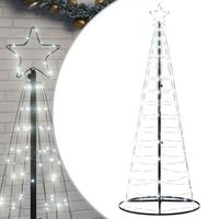 arbol de navidad led 200 leds blanco frio 180 cm vidaxl