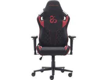 Silla gaming - Newskill Takamikura V2, Reposabrazos 4D, Tela Transpirable, Cojines Lumbar y Cervical, Reclinable en 180º, Hasta 136 kg, Rojo