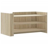 mesa de centromesa auxiliarmesita de centro madera de ingenieria roble sonoma 100x50x50 cm