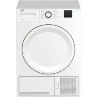 beko tumble dryer dtbc1001w 10 kg condenser  - white white