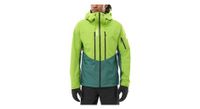 chaqueta impermeable millet m white 3l green para hombre