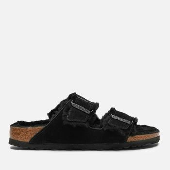 Birkenstock Women's Arizona Slim Fit Shearling Double Strap Sandals - UK 4.5