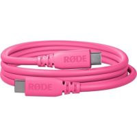 cable usb-c rode microphones sc27-p usb 30 fast charging 2m rosa neon