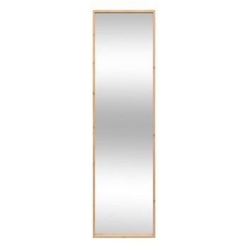 Espejo De Pared 125x35cm Bambú
