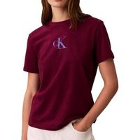 calvin klein jeans camiseta lv047e804g para mujer