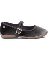 de xti merceditas xti 151108 para nina - terciopelo con hebilla gris