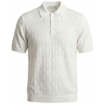 Jeordie's Polo 80599 POLO MM ROMBI-100 BIANCO para hombre