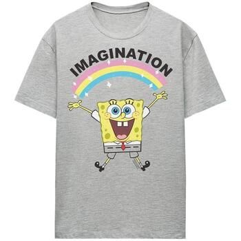 Spongebob Squarepants Camiseta Simple Imagination para mujer