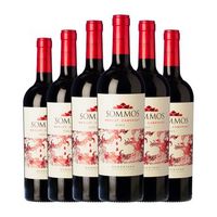 sommos vino tinto somontano roble 75 cl 135 vol pack de 6 unidades