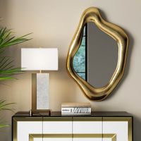 espejo dorado 119x76