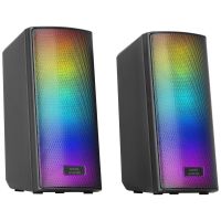 mars gaming msrgb2 altavoces compactos bluetooth 53 rgb dsp frontal 15w negro