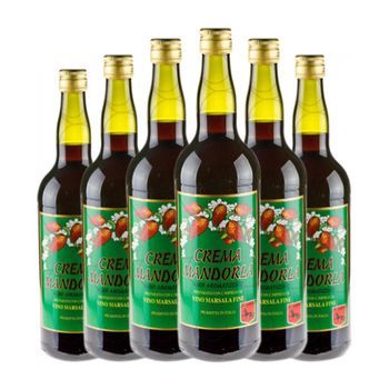 La Canellese Vino Generoso Crema Mandorla Marsala 1 L 18% Vol. (pack De 6 Unidades)