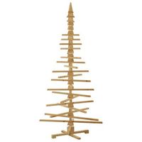 arbol de navidad de madera marron 210 cm madera maciza de pino vidaxl