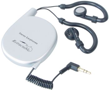 Transmedia OH34SIL - Auriculares intraurales con soporte para la oreja (clavija jack de 3,5 mm)