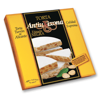 torta de turron de alicante duro antiu xixona etiqueta negra 200g