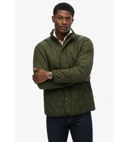 superdry para hombre m5012225a chaqueta quilted estate verde l casual poliester