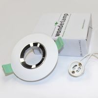 kit 3 focos redondo cob led 4000k 3x3w