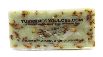 Turrón de Pistacho Artesano, 300gr