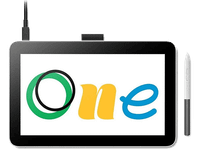 reacondicionado seminuevo muy bueno tableta grafica - wacom one 12 116  lapiz digital full-hd multitactil compatible con windows mac