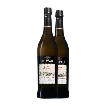 Lustau Vino Generoso Single Cask Fino De Jerez Jerez-xérès-sherry Botella Medium 50 Cl 13% Vol. (pack De 2 Unidades)