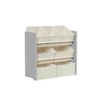 estanteria para ninos blanco gris tortola