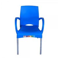 sillon resina aluminio ourika azul