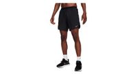 pantalon corto nike stride 7in 2 en 1 negro hombre