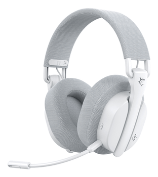 White Shark FIRECREST Auriculares Inal mbrico y al mbrico Diadema Juego USB Tipo C Bluetooth Blanco Gris