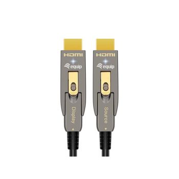 Cable HDMI 2.0 EQUIP 30 m Negro Conectores Dorados