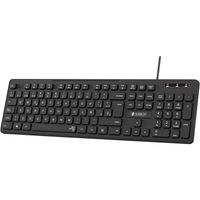 subblim business slim silencioso distribucion de teclado espanol qwerty plug  play a traves de usb diseno plano tecleo silencioso negro