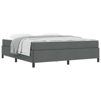 Cama Tapizada  200 X 180 Cm   - Gris