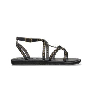 Pepe Jeans para mujer. PLS700017 Sandalias Rio Stud negro (37), Plano, Hebilla, Casual