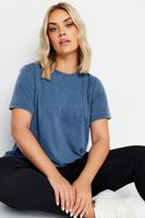 yours camiseta de algodon azul lavado mujer curvy y tallas grandes yours