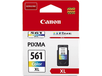 cartucho de tinta - canon cl-561xl tricolor 3713c001 hasta 300 paginas cian magenta amarillo