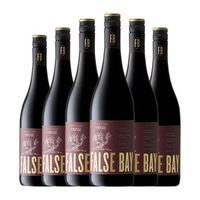 false bay vino tinto bushvine stellenbosch 75 cl 14 vol pack de 6 unidades