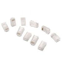 conector rj45 aisens a138-0290 transparente cat5e utp 8 contactos 10 uds