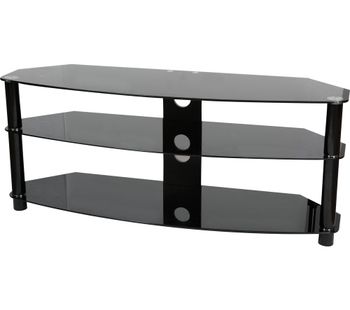 VIVANCO Brisa 1200 B TV Stand - Black, Black