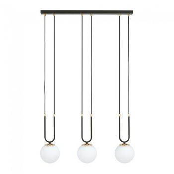 Lámpara de techo megan opal (3 luces)